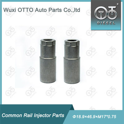 سرعة عالية الفولاذ حقن وقود الديزل فوهة قبعة المكسرات حجم Φ18.9 × 46.9 × M17 * 0.75 للحقن Piezo مع كيس بلاستيكي في حزمة الورق