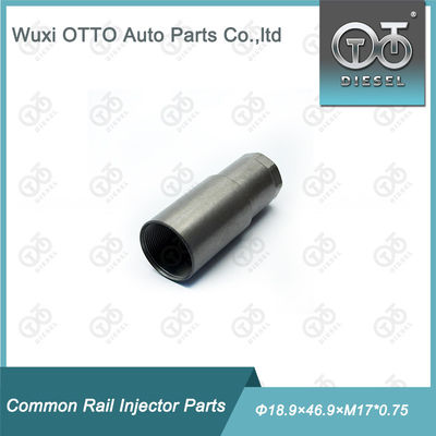 سرعة عالية الفولاذ حقن وقود الديزل فوهة قبعة المكسرات حجم Φ18.9 × 46.9 × M17 * 0.75 للحقن Piezo مع كيس بلاستيكي في حزمة الورق