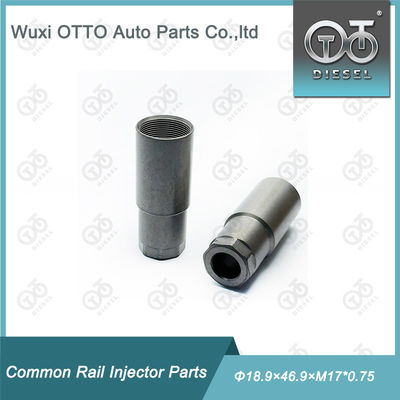 سرعة عالية الفولاذ حقن وقود الديزل فوهة قبعة المكسرات حجم Φ18.9 × 46.9 × M17 * 0.75 للحقن Piezo مع كيس بلاستيكي في حزمة الورق