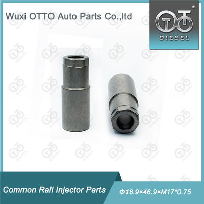 سرعة عالية الفولاذ حقن وقود الديزل فوهة قبعة المكسرات حجم Φ18.9 × 46.9 × M17 * 0.75 للحقن Piezo مع كيس بلاستيكي في حزمة الورق