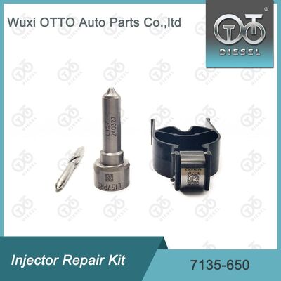 مجموعة الصمام المزلق 7135-650 مجموعة إصلاح المحقن مع فوهة L157PBD وصمام التحكم 28239294