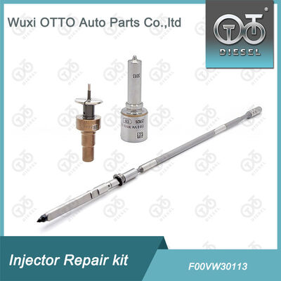مجموعة إصلاح حقن السكك الحديدية المشتركة F00VW30113 تشمل غطاء الصمام T614 للحقن 0445110583 / 584 / 338002F610