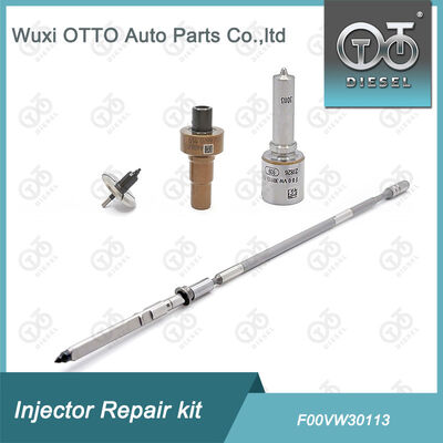 مجموعة إصلاح حقن السكك الحديدية المشتركة F00VW30113 تشمل غطاء الصمام T614 للحقن 0445110583 / 584 / 338002F610