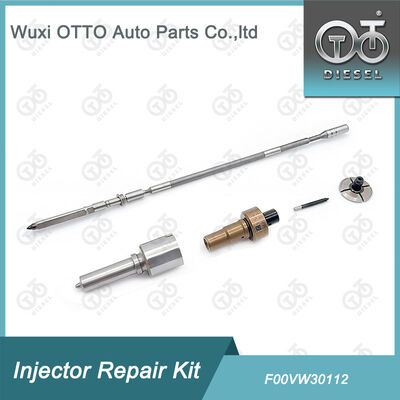 F00VW30112 مجموعة إصلاح المحقن للمحقن 0445110581 تشمل الفوهة F00VW30112 وغطاء الصمام T614