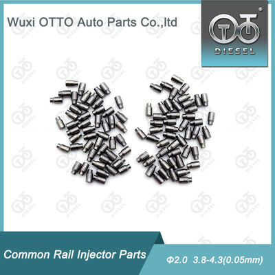 مقطور عام للسكك الحديدية إصلاح شيم كيت 2.0mm قطر إصلاح شيم غسالات 3.80-4.30 ((0.05mm) 50pcs / Bag Diesel Injector إصلاح قطع الغيار