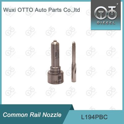 الفولاذ عالي السرعة  Common Rail Nozzle L194PBC لـ BEBE4D24003 مع النهاية الفضية